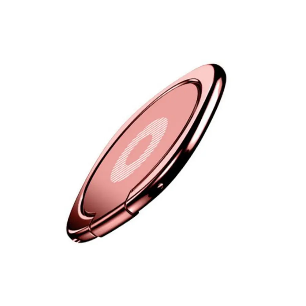 Rose Gold Универсальный для iPhone samsung Xiaomi huawei наклейка для мобильного телефона планшет настольная подставка круглый перстень Автомобильный держатель для телефона - Цвет: Rose Gold