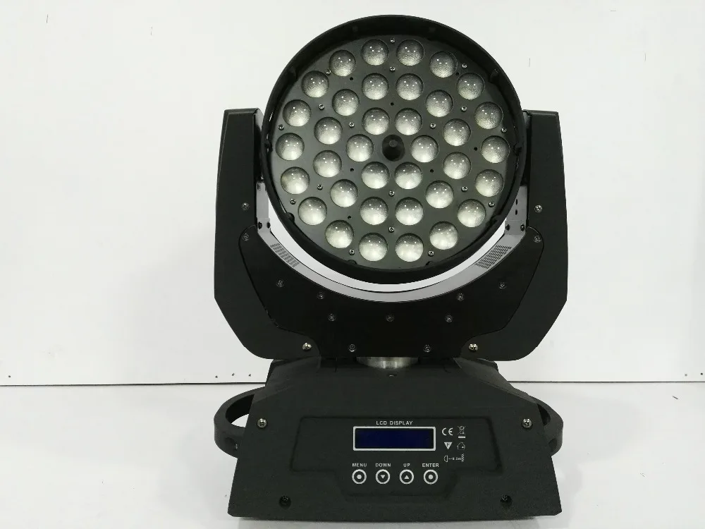 Led wash 36x12 Вт Приспособление RGBWA 4в1 led zoom луч сценический светильник с подвижной головкой динамический круглый секционный Контроль dmx led zoom wash светильник