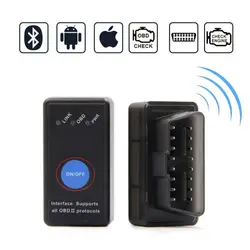 Мини V1.5 ELM327 Bluetooth 4,0 OBD2 OBDII автомобиля код сканер переключатель для Android IOS Windows с чипом PICI8F25K80 Новый