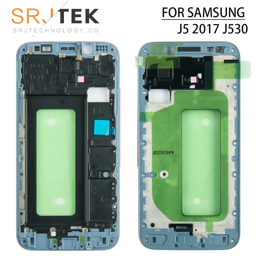 

New Phone For Samsung J5 2017 J530 LCD Frame Plate Housing Front Bezel Middle Frame Cover For Galaxy J7 Pro J730 Repair Parts