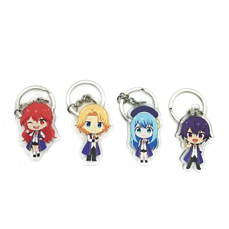 

New Anime Kenja no Mago Shin Wolford Sicily von Claude Cosplay Acrylic Figure Keychain Keyring Bag Phone Pendant Xmas Gifts