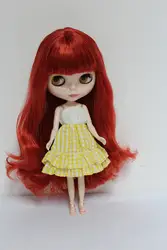 Кукла blygirl blyth Red banghai волны вьющиеся волосы нормальное тело 7 суставов белая кожа