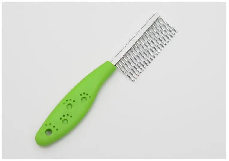 greeb Stainless Steel Pin Brush Comb For Dogs Cats Clean Hairbrush Grooming Tool Brush Dropshipping - Цвет: greeb