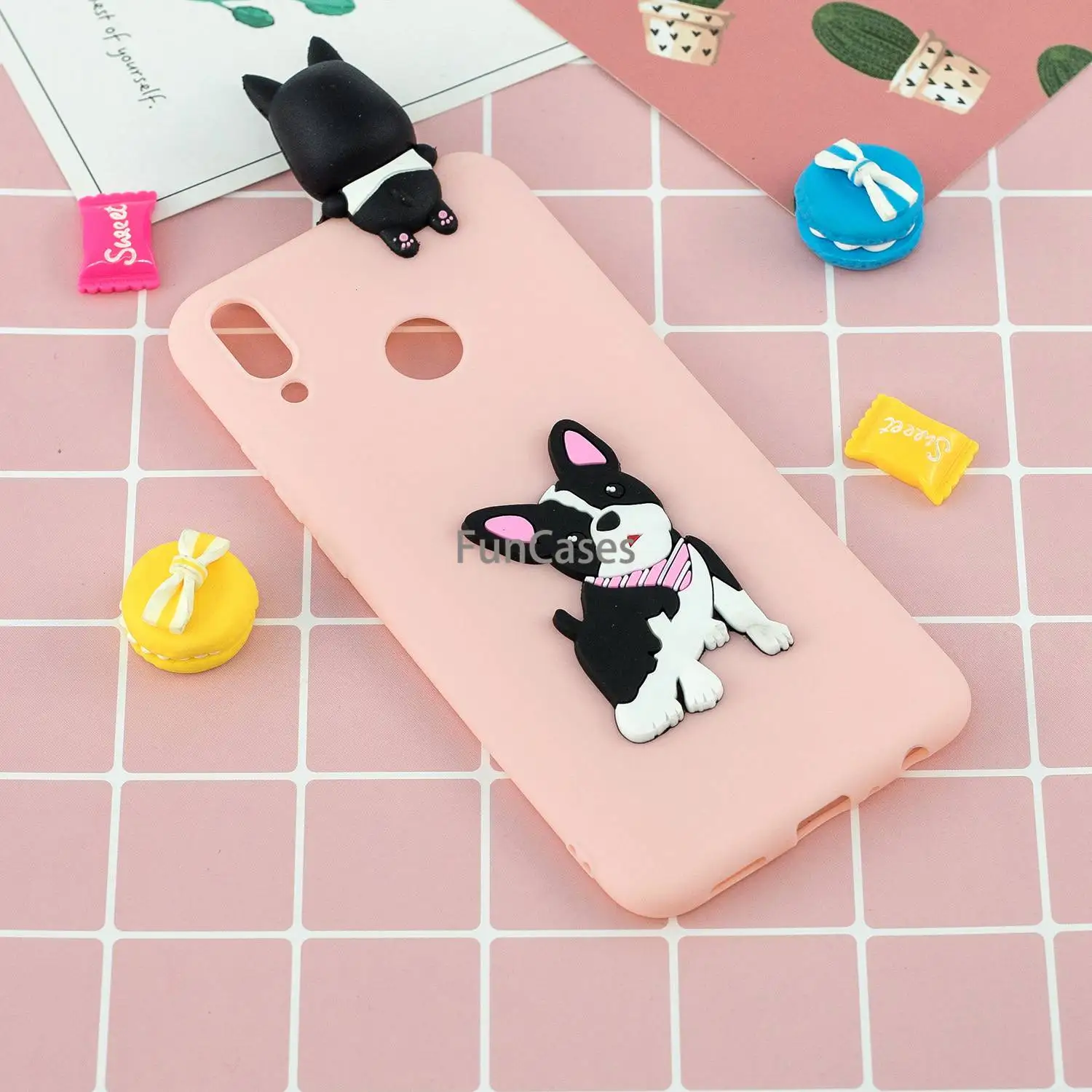 Phone Shell For Huawei Y9 2019 Case 6.5 inch Solf TPU Fashion Cute Color Paint Mobile (2019) DIY Bags Cover | Мобильные телефоны и