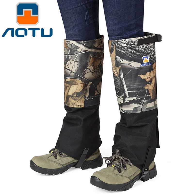 1Pair Outdoor Camouflage Shoes Cover Tools Hiking Trekking Leggings Anti Bite Leg Protection