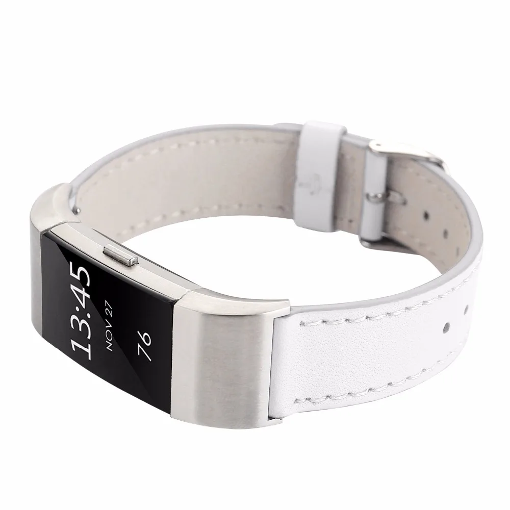COMLYO кожаный ремешок для FitBit Charge 2 наручные часы браслет для Charge 2 ремешки для часов пульсометр и трекер активности