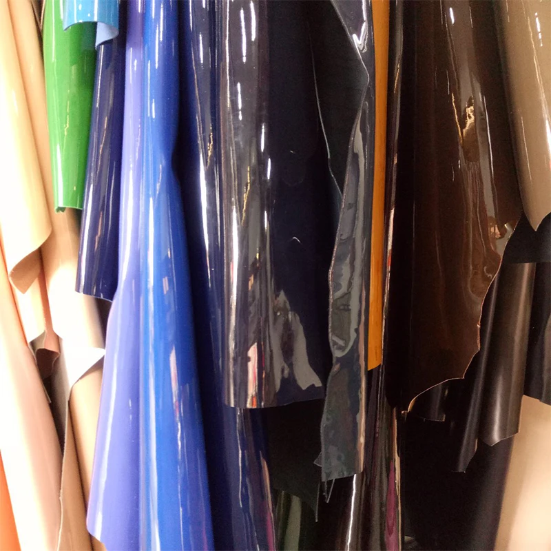 

Wholesale Patent Genuine Cow Leather Fabric for Clutch/shoe/Handbag/Furniture,Free Shipping