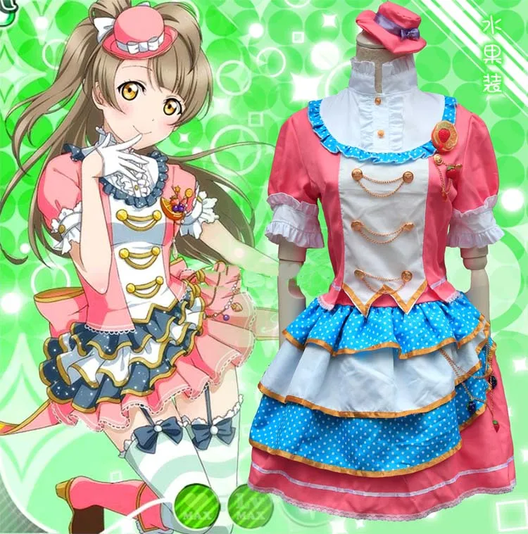 Free Shipping Anime Love Live Girls Cosplay Clothes Lovelive Sailor Moon Costume School Lolita Dress Halloween