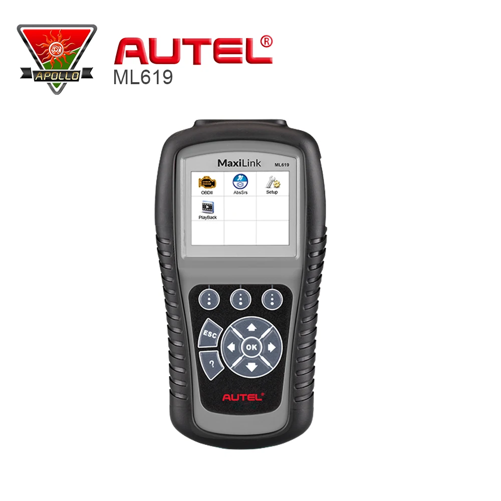 

2017 Autel Maxilink ML619 al619 Code Reader ABS/SRS +CAN OBDII Diagnostic Tool As Like Autel AL 619