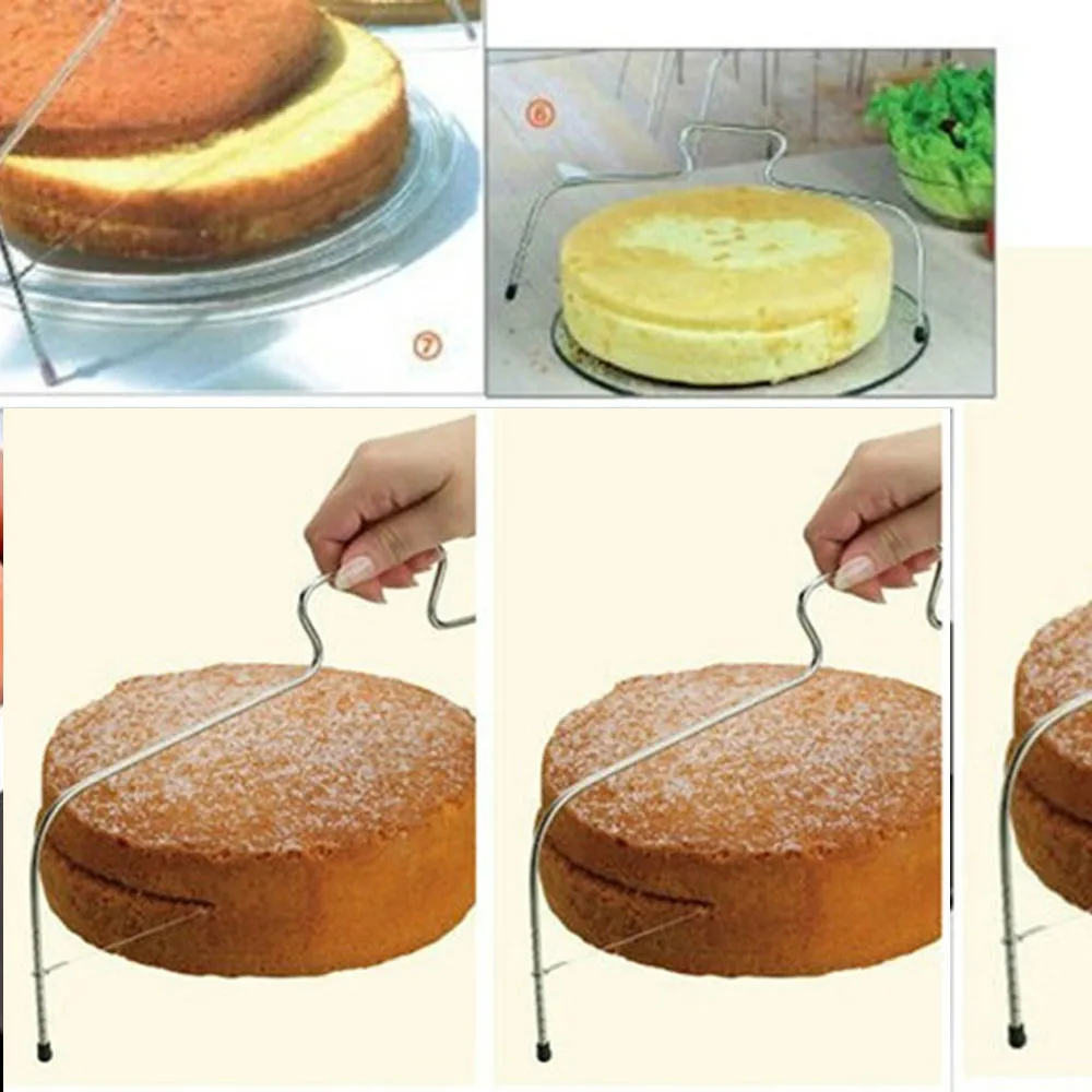 

Soap Mold Adjustable Stainless Steel Wire Cake Slicer Level Leveler Slices Kitchen Accessories Cutter Tool Baking Tools K6038
