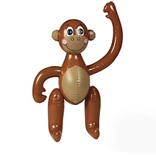 Надувная обезьяна дети мультфильм игрушка-симулятор животного модель сцены вечерние украшения