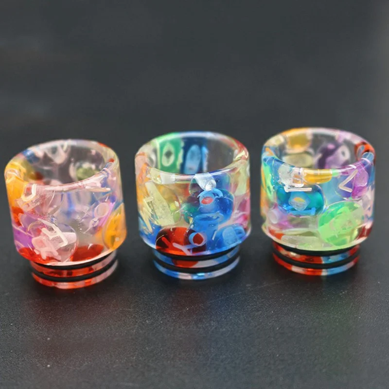 

Authentic 810 Colorful Resin Drip Tip For TFV12 Prince TFV8 BIG BABY Stick V8 TFV12 Prince Atomizer Tank Vape Accessories