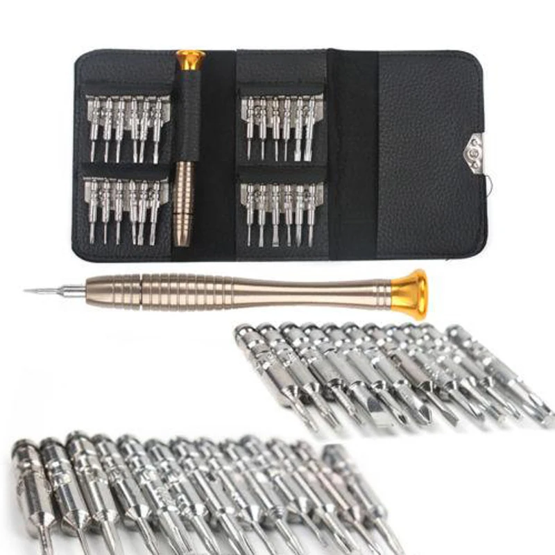 

25 in 1 Cell Phone Repair Tools Torx Screwdriver Repair Tool Set For iPhone7 / Iphone 6s Cellphone Xiaomi Tablet PC