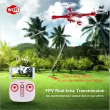Free a extra battery Syma Wifi FPV Quadcopter X5UW RC Drone With 720P HD wifi Camera RTF Headless Mode and Barometer Set Height