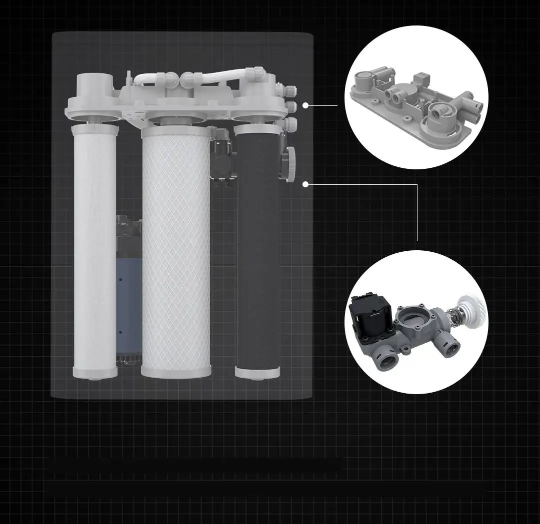 YOUPIN CHANITEX умный очиститель воды Mijia домашние фильтры для воды для очистки здоровья RO очистка технология обратного осмоса