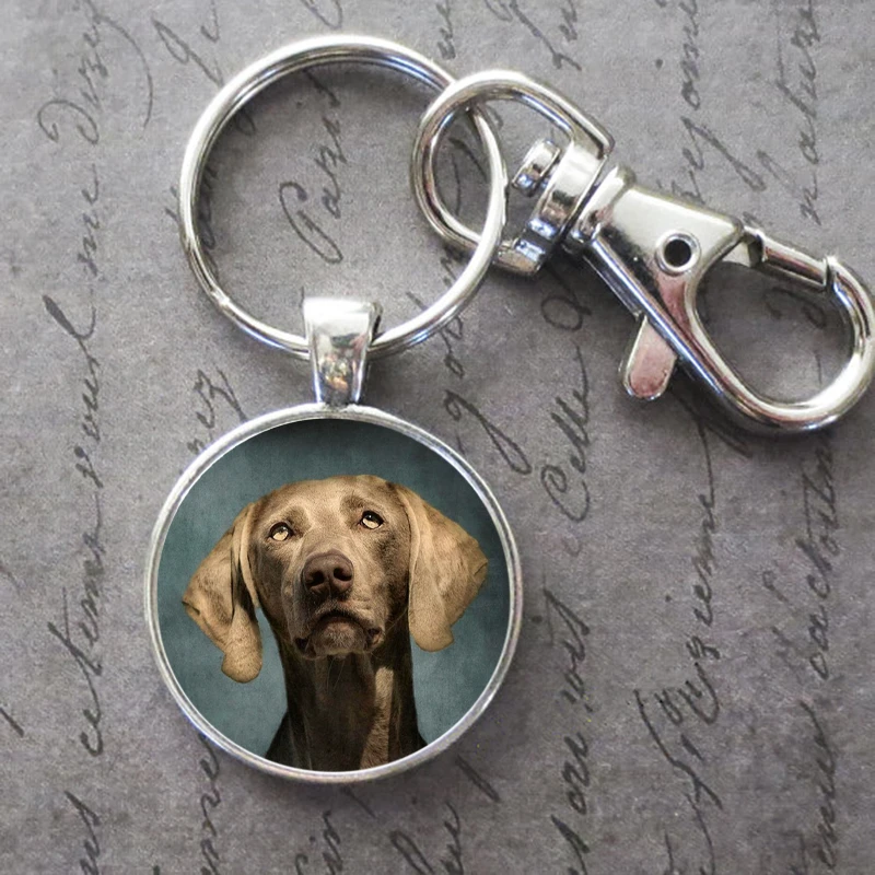 

Weimaraner Dog Key Ring Key Chain Buckle Animal Pendant Birthday Festival Anniversary Gift Jewelry Accessories