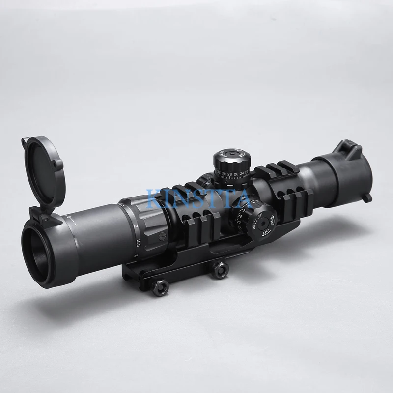 KINSTTA Tactical 1,5-4x30 стрелковый прицел с RGB подсветкой Подкова Сетка со смещением ткач крепление кольцо fit VEG47 T15