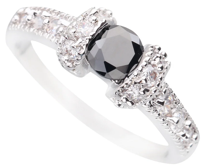 Afghanistan black stone dress rings for women pictures