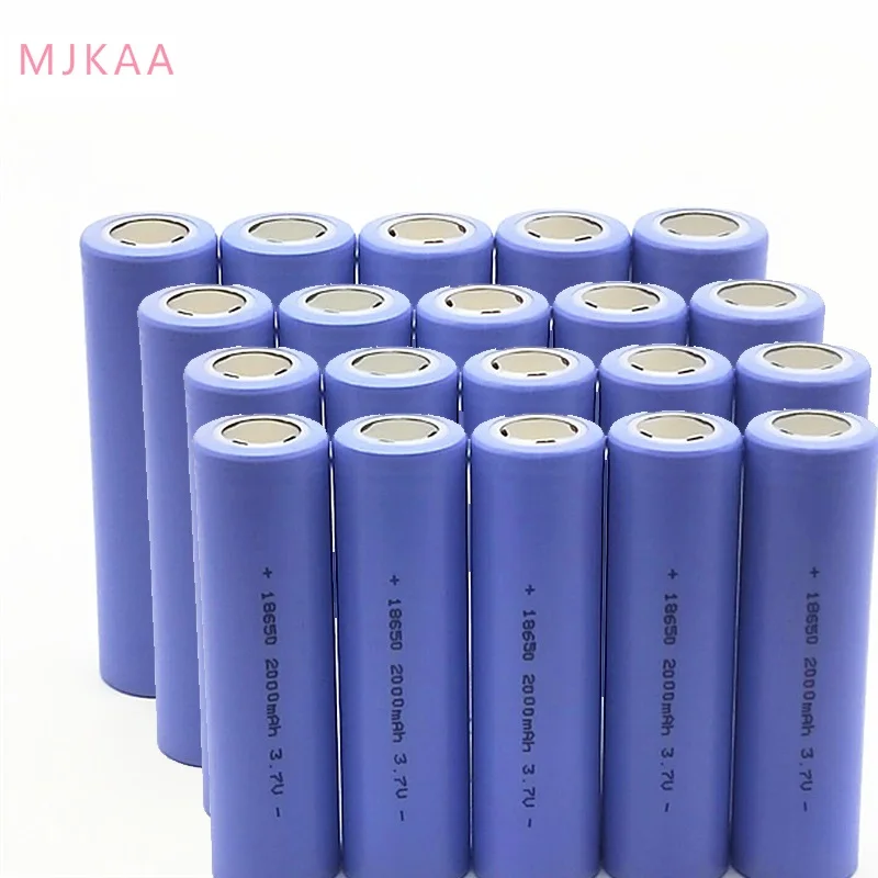 2019 High Quality 18650 2000mAh 3.7v Li-ion Purple Lithium Rechargeable Battery for Flashlight | Электроника