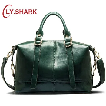 

LY.SHARK Big Cheap Women Bags Female Bag PU Leather Crossbody Messenger Bag Women Shoulder Handbags Boston Green Famous Brand