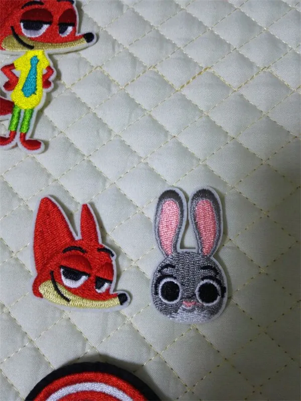 Zootopia Nick and Judy Cartoon stickers Iron on Cloth Patches - Buyers Show 2