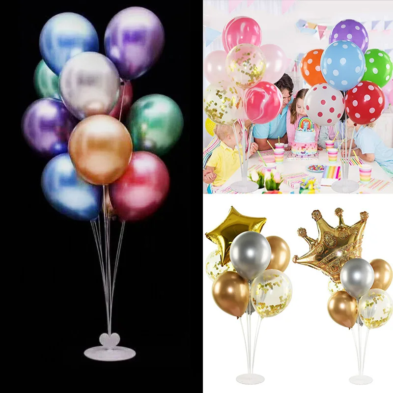 

70/80/100cm Balloon Stand Balloons Holder Column Latex Confetti Balloons for Kids Birthday Baby Shower Wedding Party Decoration