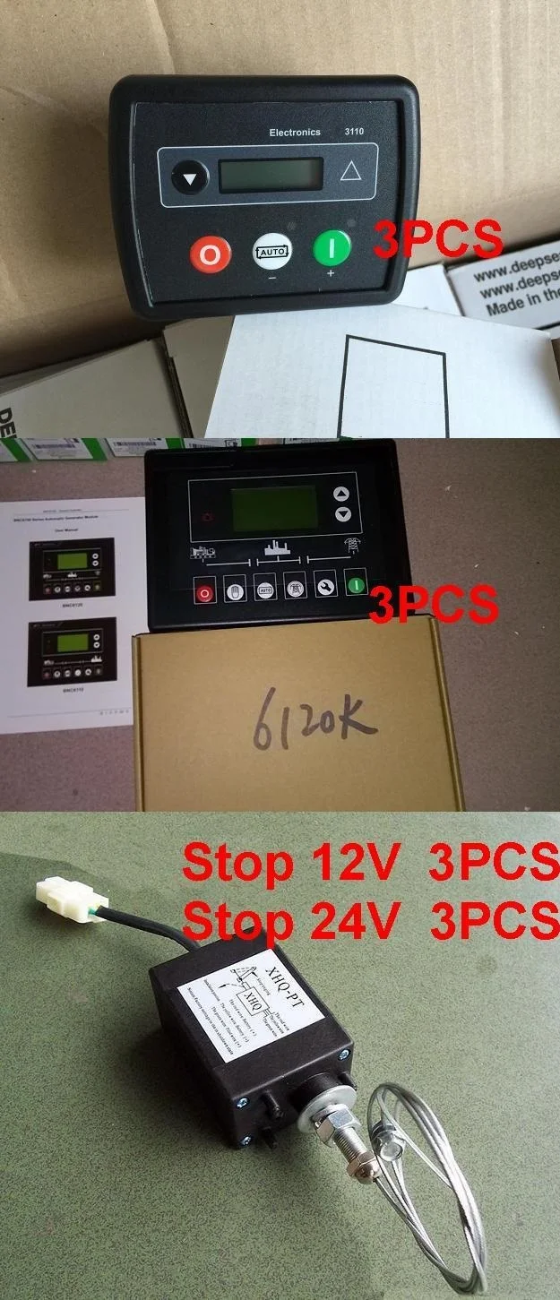 Бесплатная доставка DSE3110 3 шт. HGM6120K XHQ PT 12 В 24 в остановка дизельного двигателя