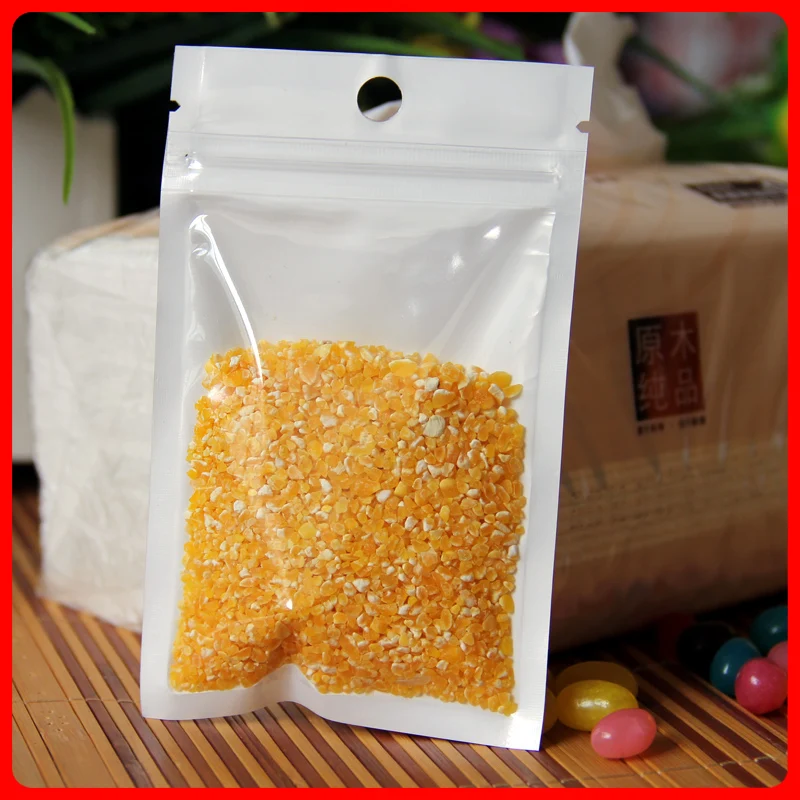 

200pcs/lot 12cm*18cm*160mic Clear+White Retail Plastic OPP Bags Electronic Packaging Bags For Accessories Wholesale