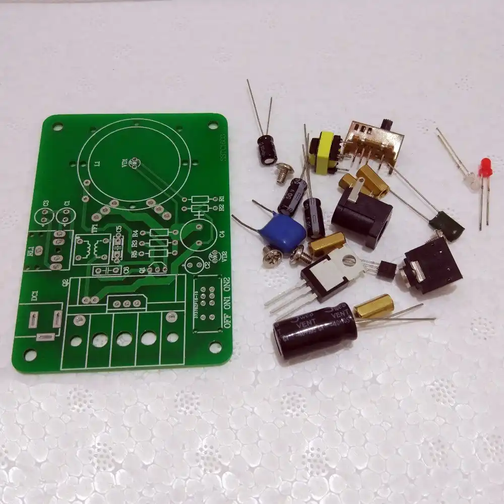Mini Tesla Coil Plasma Speaker Electronic Kit 15W DIY Kits BL