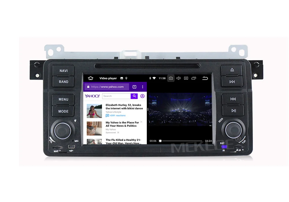Perfect Android 8.0 4GB RAM Car stereo head unit navigation GPS NAVI DVD player for BMW E46 M3 3series support 4G Lte wifi BT canbus 14