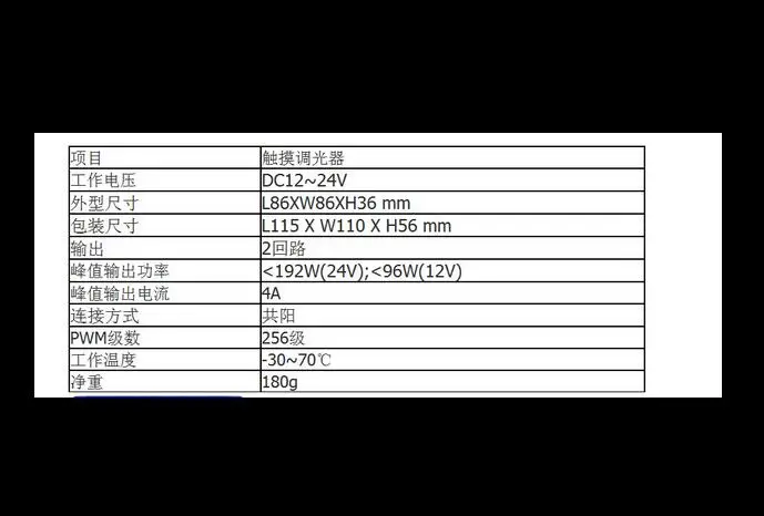 Светодиодный сенсорный диммер/контроллер/цветной сенсорный диммер/DC12-24V XJ