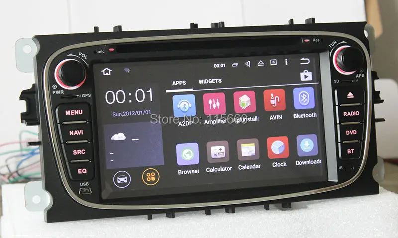 Android 4.4 Quad core Car DVD for Ford Focus Mondeo S-max 4