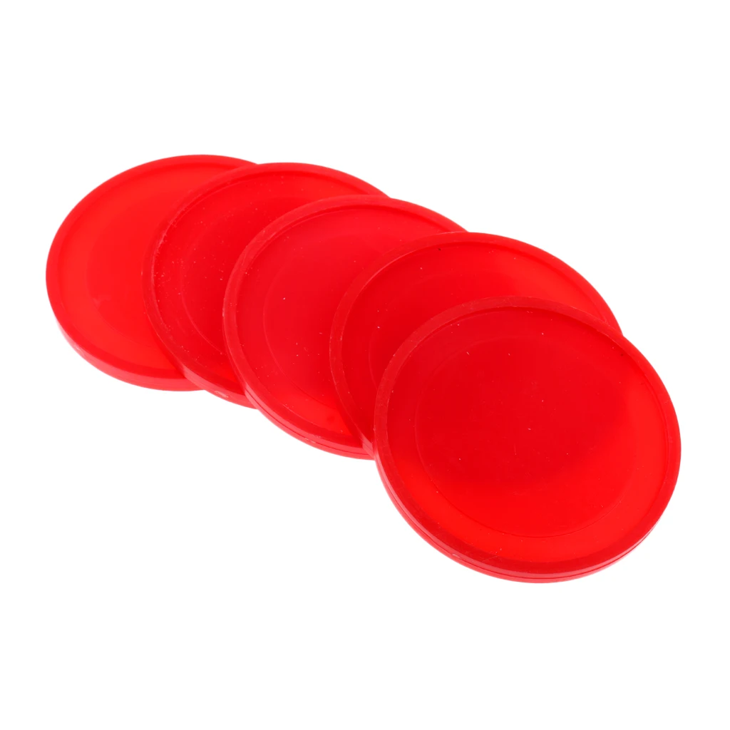5 Pieces Air Hockey Table Replacement Pucks For Full Size Air Hockey Tables Standard Air Hockey Pucks Accessories