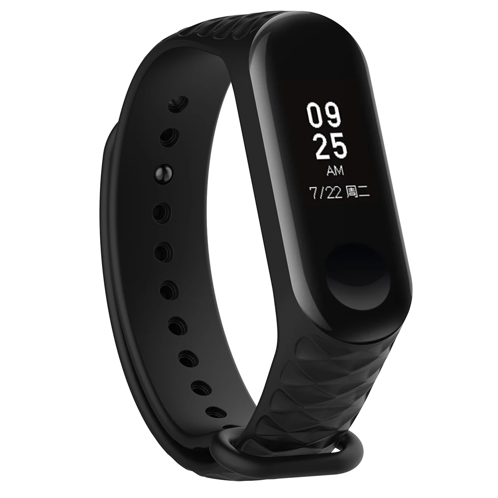 Для Xiaomi Mi Band 3/4 ТПУ цветной Ремешок Браслет замена Смарт спортивные часы наручные часы