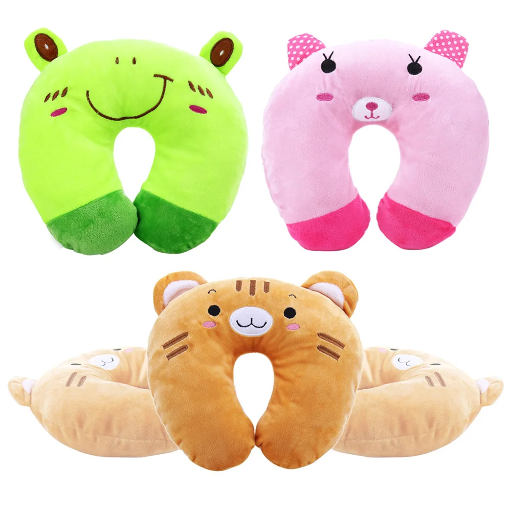 Comfortable Cute Animal U Shape Pillow Neck Travel Pillow Rest Cushion for Adults Children ...