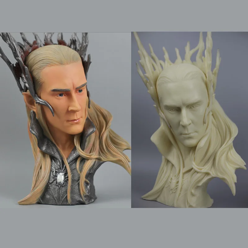 The Lord Of The Rings Thranduil Bust Statue Peter Jackson Lee Pace Pvc  Action Figure The Hobbit Collection - Action Figures - AliExpress