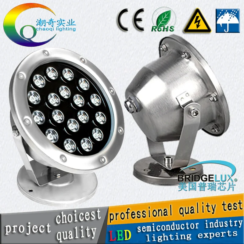 CP 6w 12W 18w 24w 36w IP68 led подводный свет RGB цветной воды светодиодный светильник для