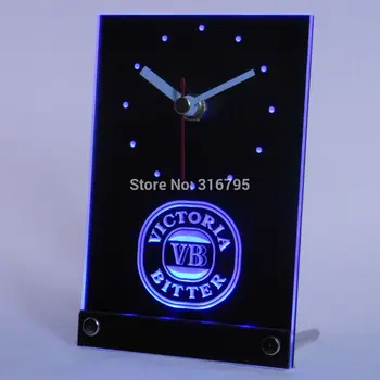 

tnc0123 Victoria Bitter VB Beer 3D LED Table Desk Clock