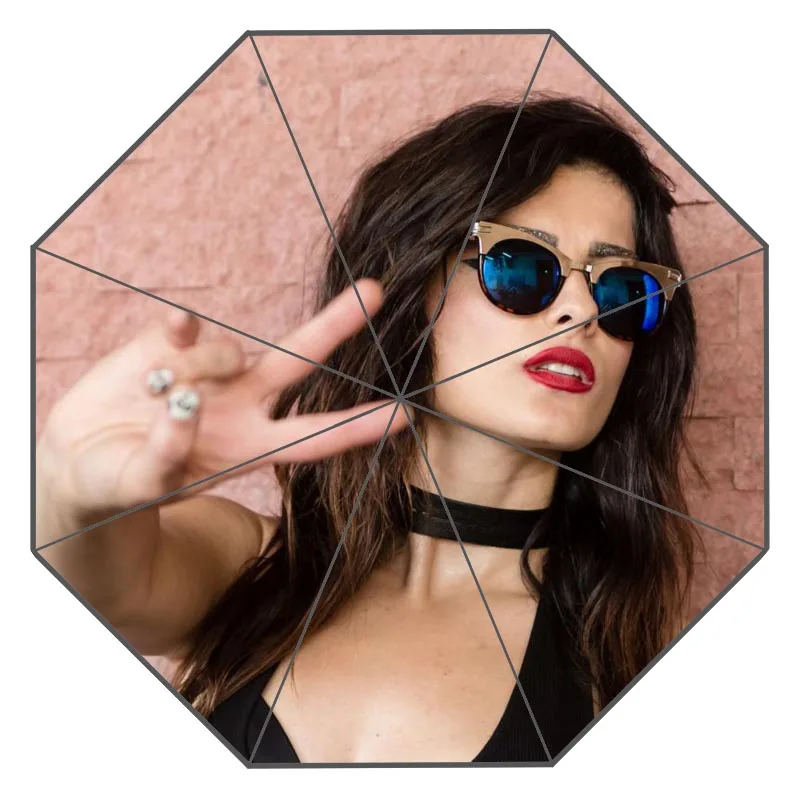 Bebe Rexha горячий Изготовленный На Заказ Зонтик Модный Дизайн Зонтик для мужчин и женщин высокое качество лучший подарок - Цвет: 18
