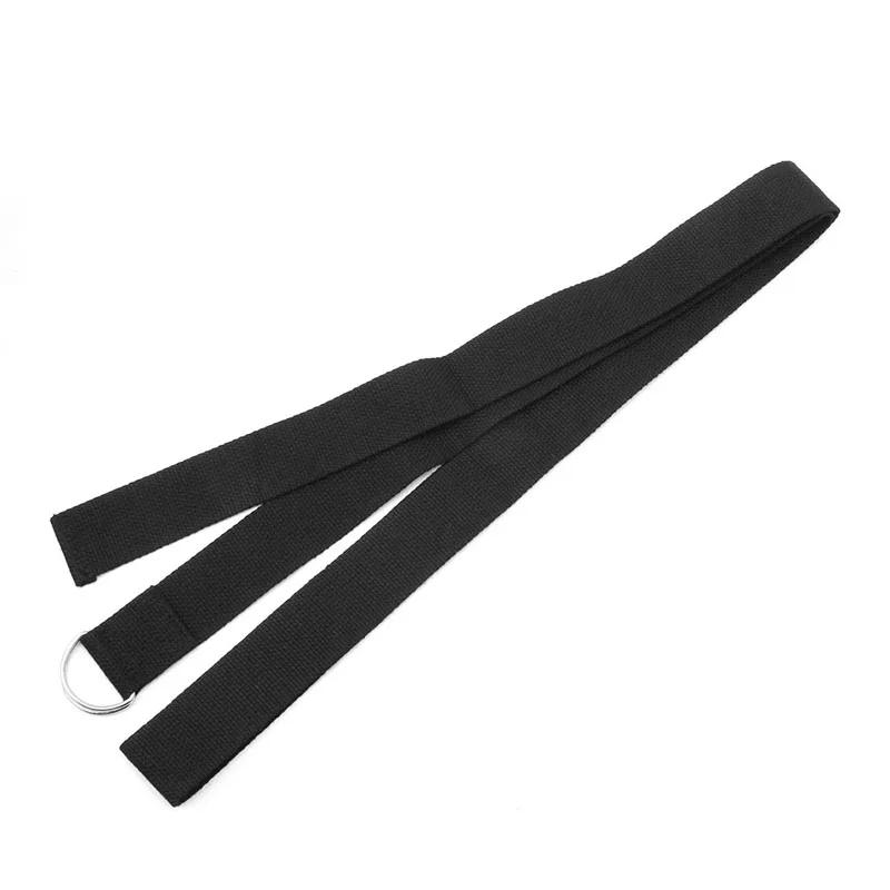 Adjustable-Sport-Stretch-Strap-D-Ring-Belts-Gym-Waist-Leg-Fitness-Yoga-Belt-New