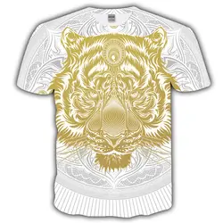 Эксклюзивная 2019 новая футболка тигр 3D принт Сова Мужская женская футболка с коротким рукавом Harajuku футболка хип-хоп Топы И Футболки