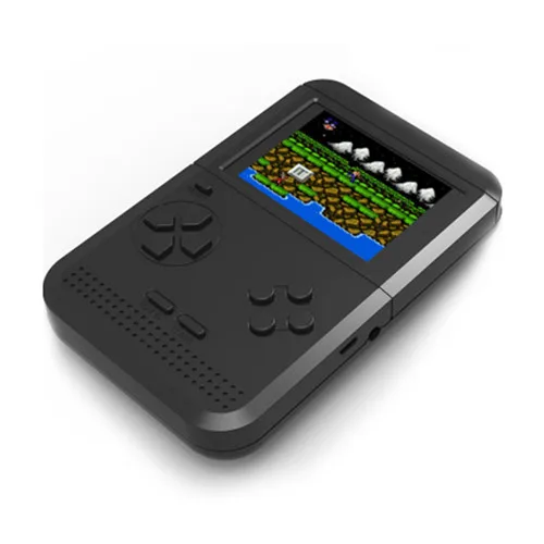 Классическая портативная мини-игровая машина тетрис кирпичная игра детская игровая машина игрушка с воспроизведением музыки с батареей - Цвет: Black