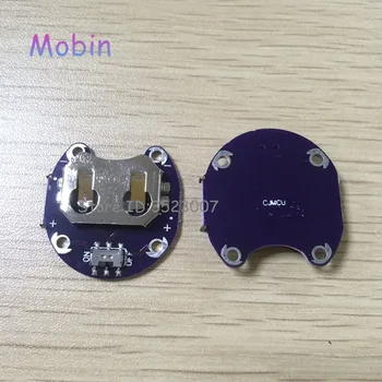 

120PCS/LOT LilyPad Coin Cell Battery Holder CR2032 Battery Mount Module Diy Kit best quality Free shipping