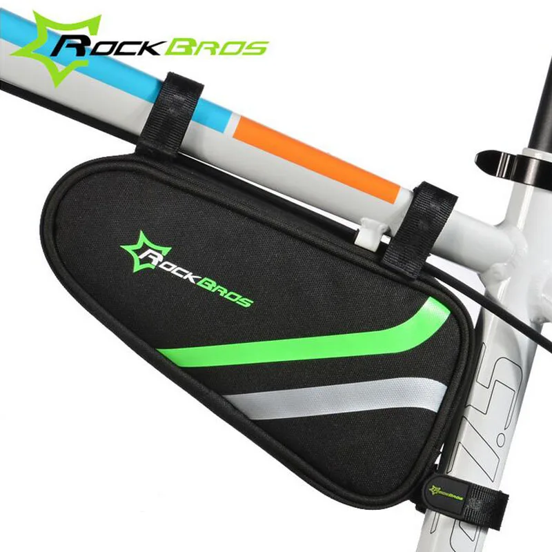 ROCKBROS MTB Road Bicycle Bike Bags Rainproof Touch Screen Cycling Top Front Tube Frame Saddle Bags For