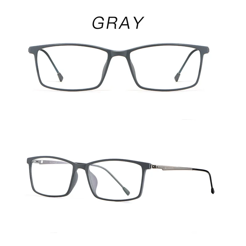 MAITENAZ TR оправа из сплава, очки для чтения с защитой от усталости, ультралегкие очки для мужчин и женщин+ 1,0+ 1,5+ 2,0+ 2,5+ 3,0+ 3,5+ 4,0 E0207 - Цвет оправы: Gray