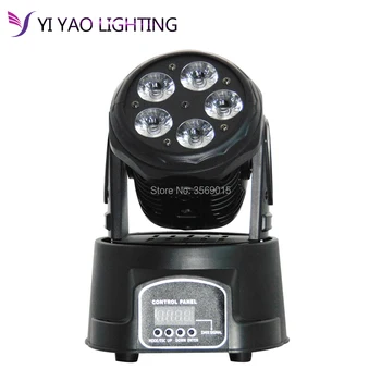 

Power Mini Lamp 5x15W RGBWA 5in1 LED Moving Head Wash DMX DJ Stage Lighting