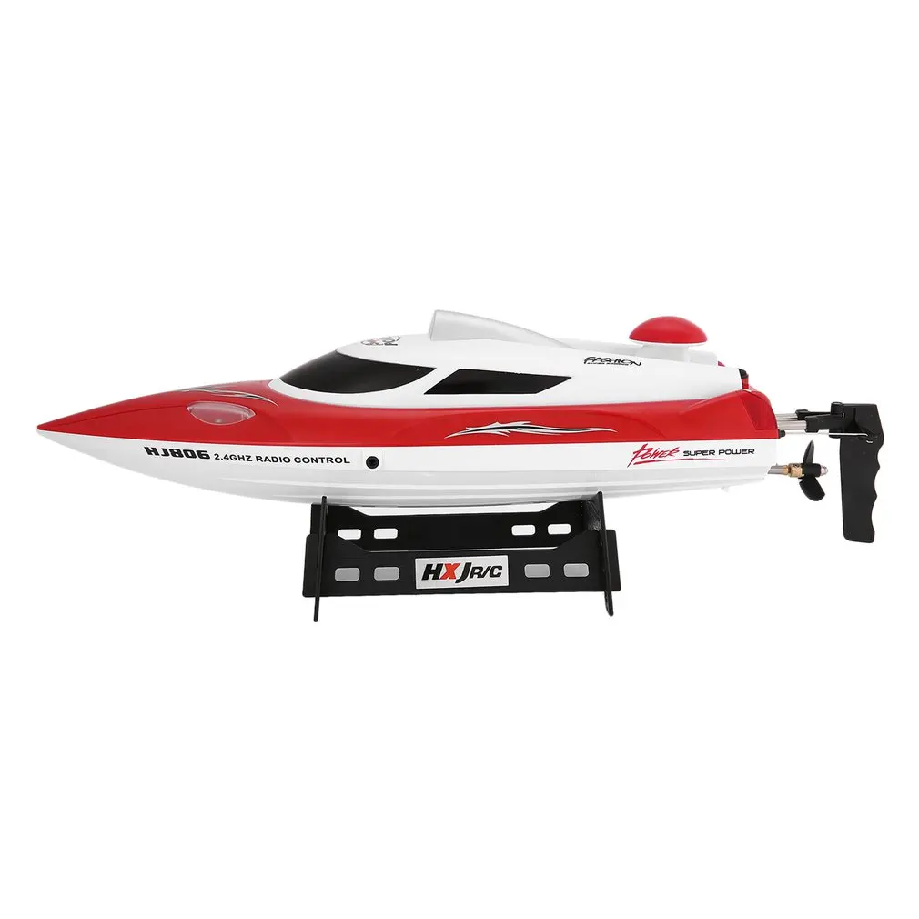 

HONGXUNJIE RC Speedboat 2.4G 30km/h High Speed Racing Boat Water Cooling System Flipped Omni-directional Voltage Promp Model Toy