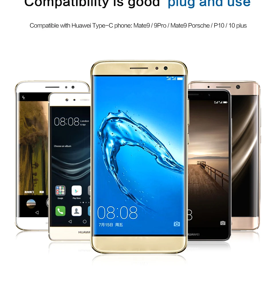 QGeeM USB A TO USB C Cable Data Sync Cord for Macbook Samsung Galaxy S8 Oneplus Huawei Xiaomi USB Type-c Cable (10)