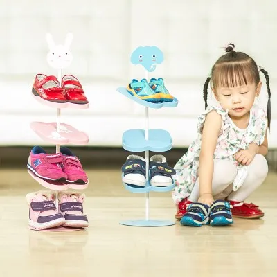 Полка для обуви детская с мультяшными животными 67 см|vertical shoe racks|stereo rackshoe rack organizer |