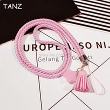 Звезды кисточки кулон ремешки шейный ремешок для ID пропуска карты значок тренажерный зал ключ/Мобильный телефон USB держатель DIY повесить веревку Лариат Ремешок